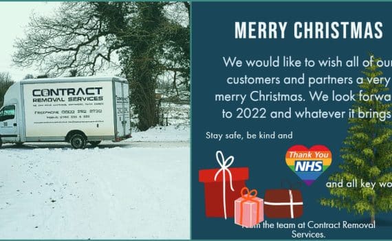 Wishiing our removals customers a merry christmas.